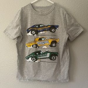 Boys GAP Short-Sleeved Race Car Shirt